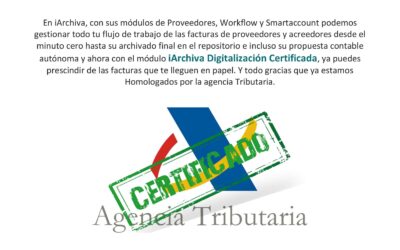 ¡Ya estamos Homologados! iArchiva Digitalización Certificada